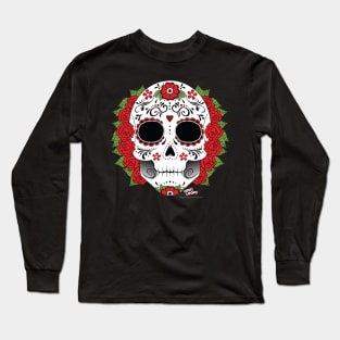 Dia de Los Muertos Calavera Long Sleeve T-Shirt